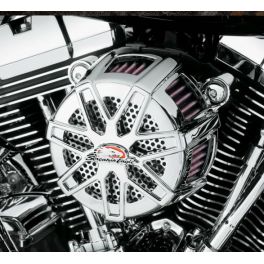 Screamin' Eagle Chisel Extreme Billet Air Cleaner Kit LCS29400117 Screamin' Eagle Chisel Extreme Billet Air Cleaner Kit LCS29400117