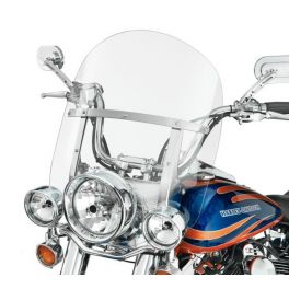 Detachable King-Size FL Softail Mid Low-Profile Windshield for Auxiliary Lamps LCS5709106A