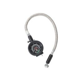 Compact Tire Gauge with Braided Stainless Steel Lead LCS7513798B Compact Tire Gauge with Braided Stainless Steel Lead LCS7513798B