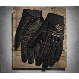 Men's Saddle Mesh & Leather Gloves Men's Saddle Mesh & Leather Gloves