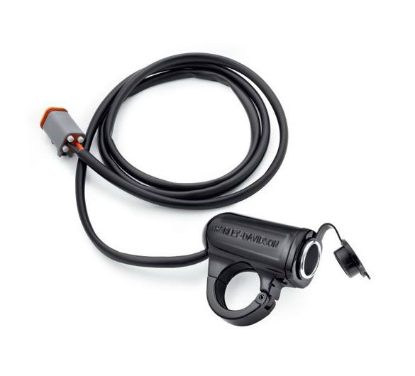 Handlebar Mount Auxiliary Power Port LCS69200854 LCS Motorparts