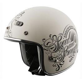 WOMEN'S SS600 AMERICAN BEAUTY MATTE CREAM HELMET