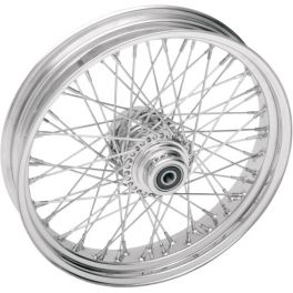 CHROME LACED REAR WHEEL ASSEMBLY 0204-0056 CHROME LACED REAR WHEEL ASSEMBLY 0204-0056