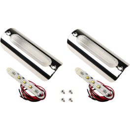 CHROME WHITE LED LIGHT 1.25" X 3.75" 2040-1638 CHROME WHITE LED LIGHT 1.25" X 3.75" 2040-1638