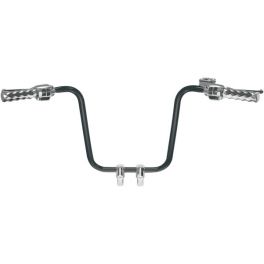 BLACK 14" HEFTY APE HANGER 1 1/4" HANDLEBARS 0601-1484 BLACK 14" HEFTY APE HANGER 1 1/4" HANDLEBARS 0601-1484