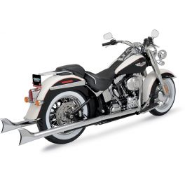 ESCAPAMENTO FISHTAIL DUALS PARA HARLEY SOFTAIL