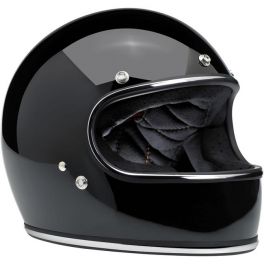 Capacete Biltwell Gringo - Gloss Black with Chrome