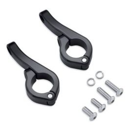 LED Fog Lamp Engine Guard Clamp Kit - Gloss Black-LCS68000142 LED Fog Lamp Engine Guard Clamp Kit - Gloss Black-LCS68000142