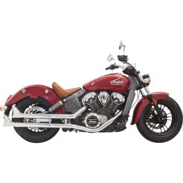 ESCAPAMENTO 2 1/4" CHROME HOUSING PARA INDIAN SCOUT 1811-2907