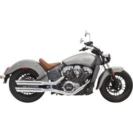 Escapamento classic 3" slip-on mufflers with tip para Indian Scout