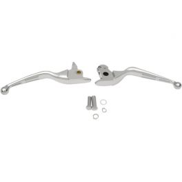 CHROME SLOTTED WIDE BLADE LEVER SET 0610-0792