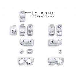 Chrome Switch Cap Kit